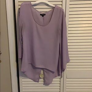 Lavender silk shirt